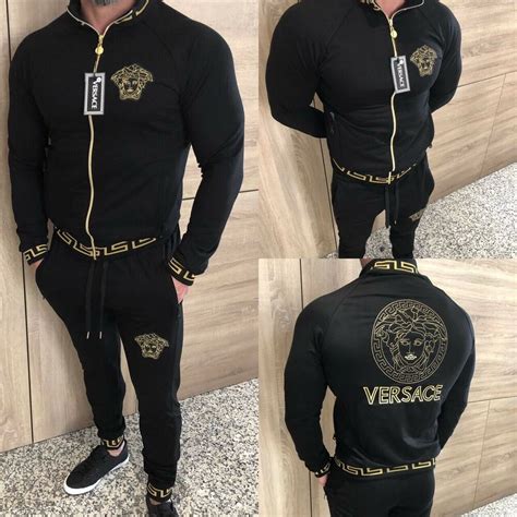 versace tracksuit men's with shoes.